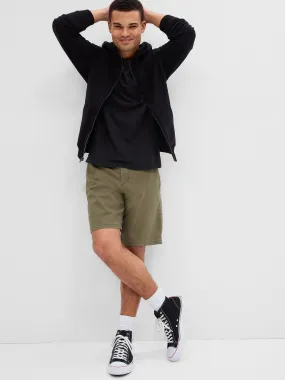 10" Essential Khaki Shorts with Washwell