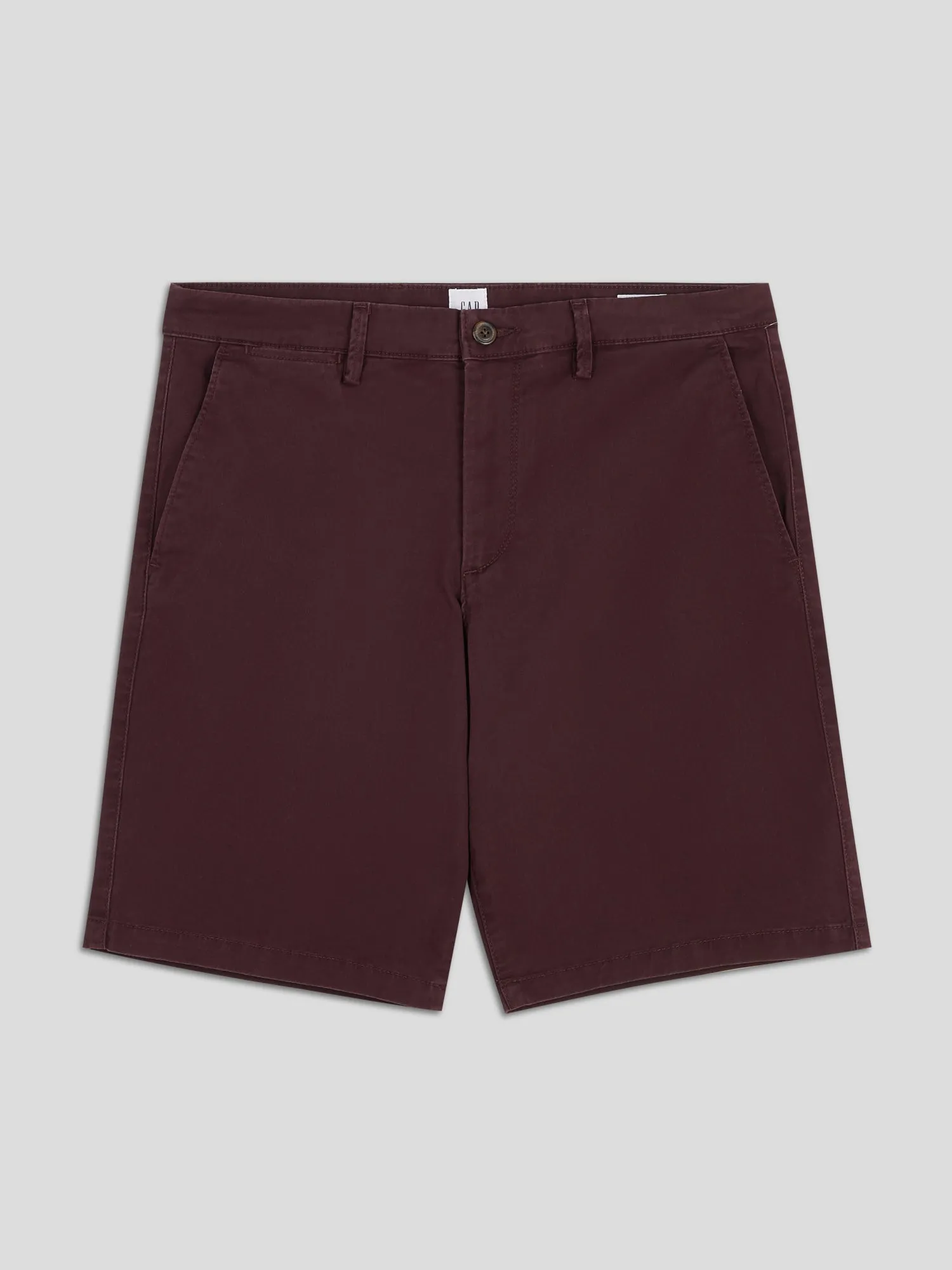 10" Essential Khaki Shorts with Washwell