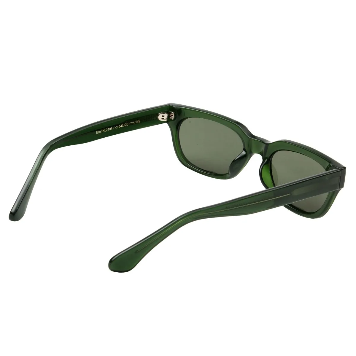 A. Kjrbede sunglasses Bror Dark Green Transparent