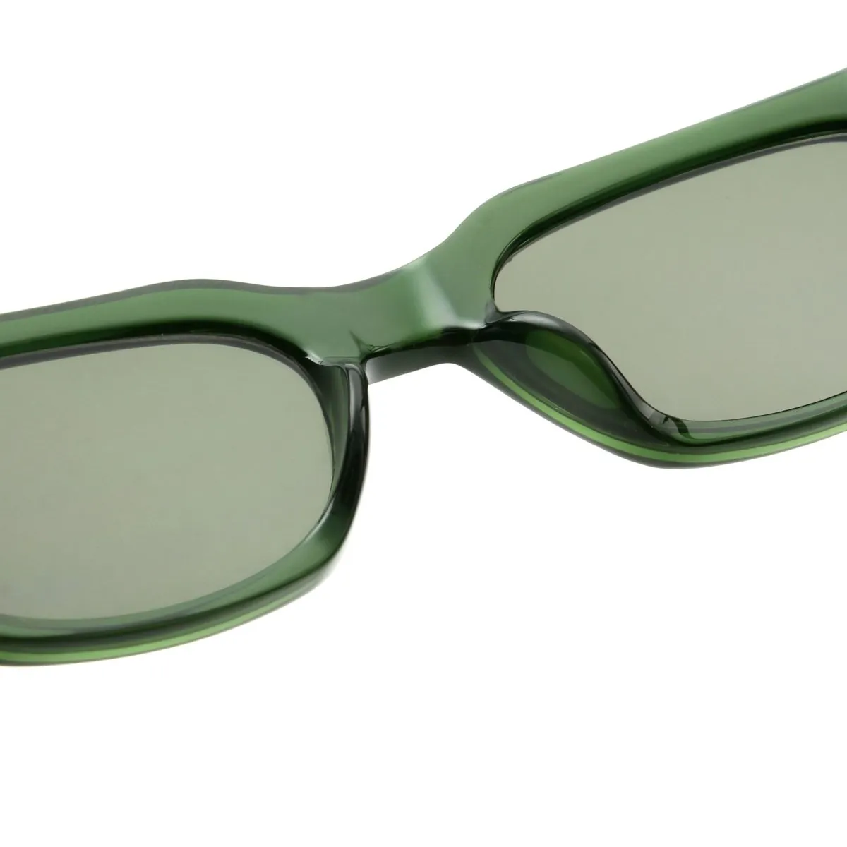 A. Kjrbede sunglasses Bror Dark Green Transparent