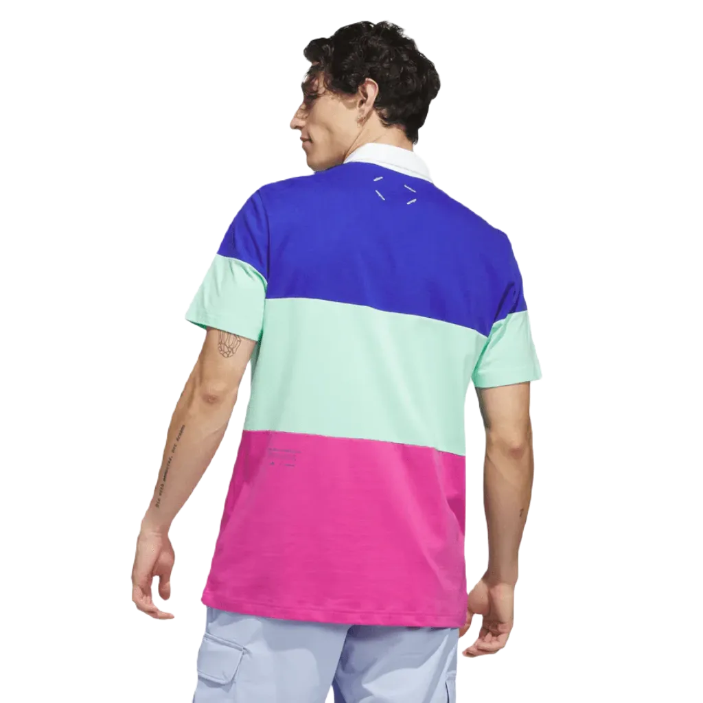 Adicross Block Golf Polo Shirt - Blue