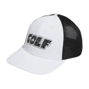 Adidas Golf Low-Profile Trucker Hat - White