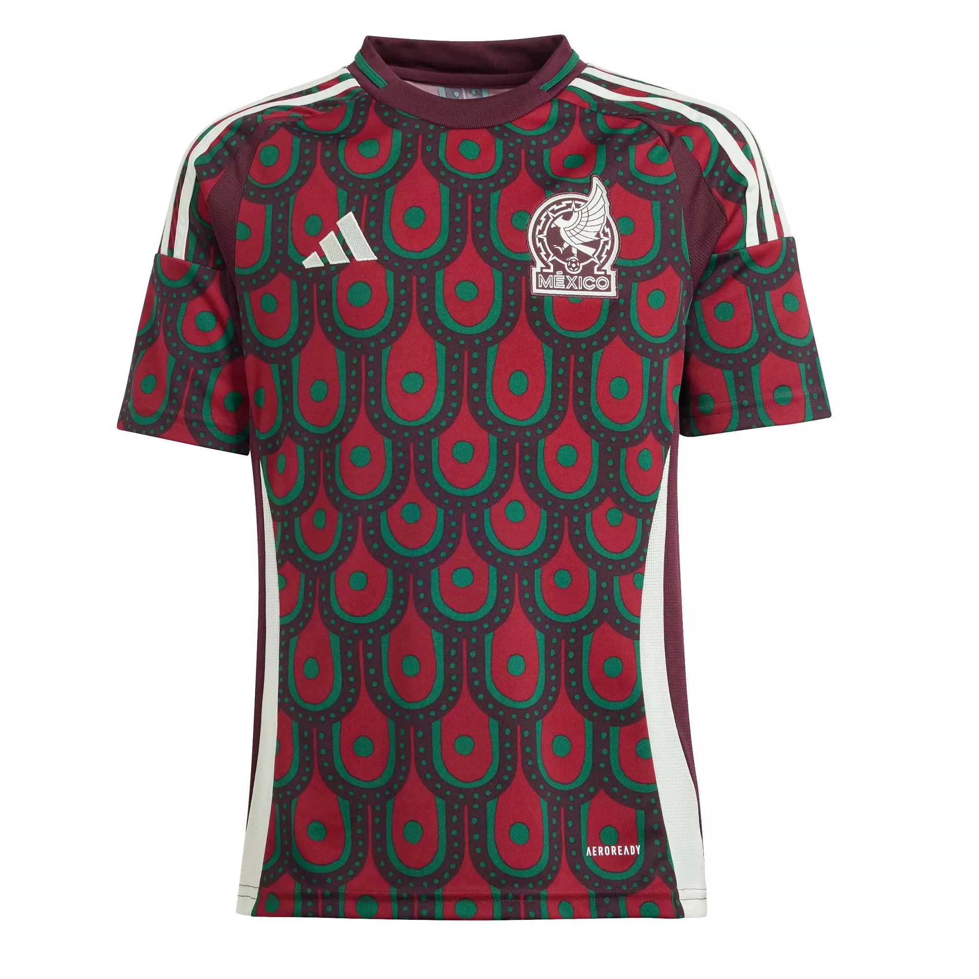 adidas Kids Mexico 2024/25 Home Jersey Multicolor