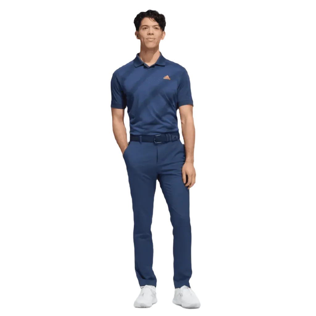 Adidas Statement Print Polo Shirt - Blue