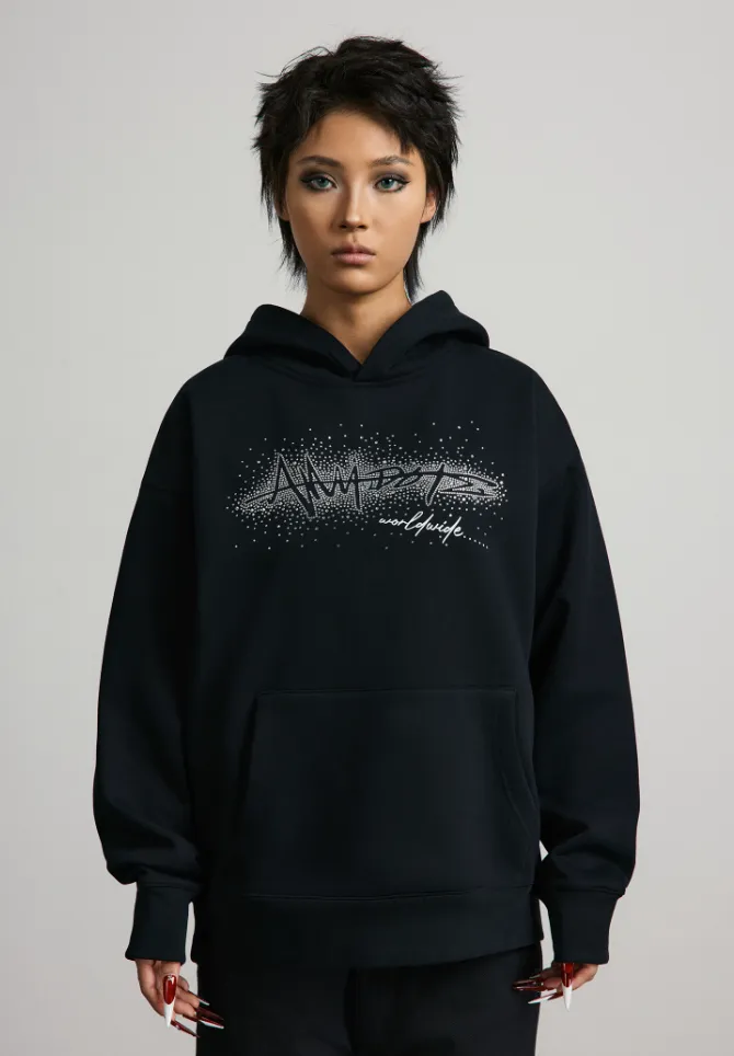 ANTIDOTE Gradient Rhinestone Hoodie