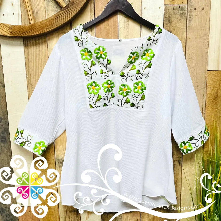 Aro Embroider Malu Top 3/4 Sleeve - Women Top