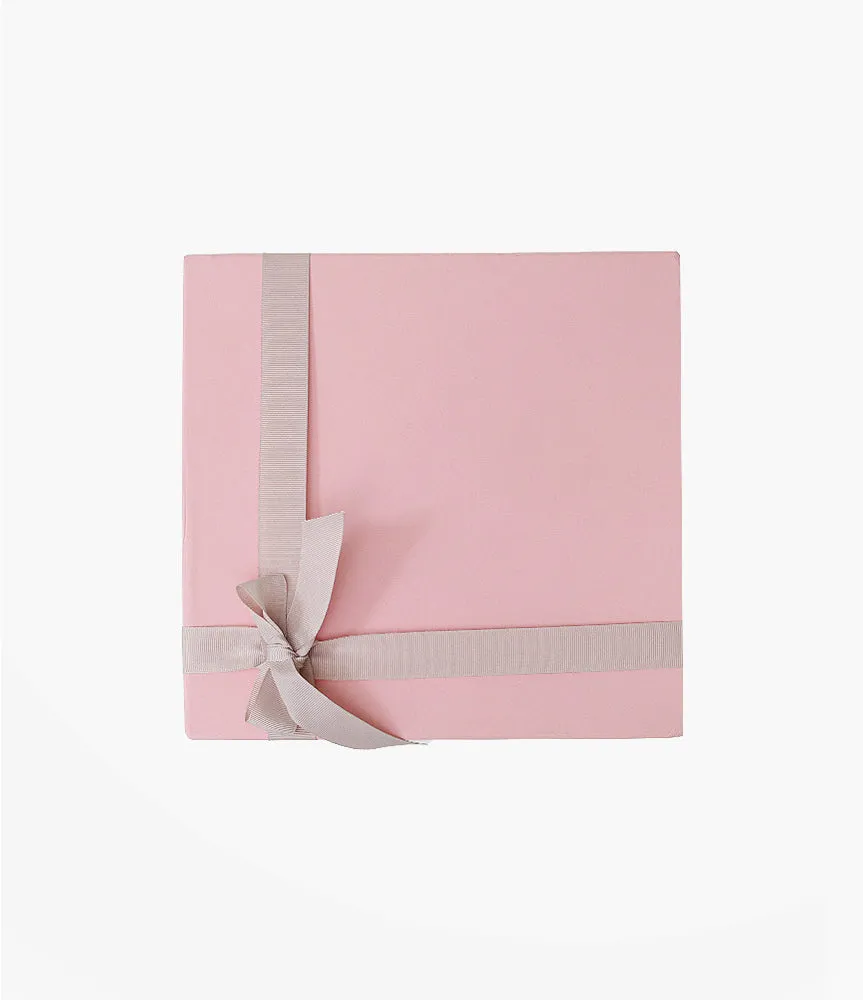 Baby Gift Box with Ribbon - Pink