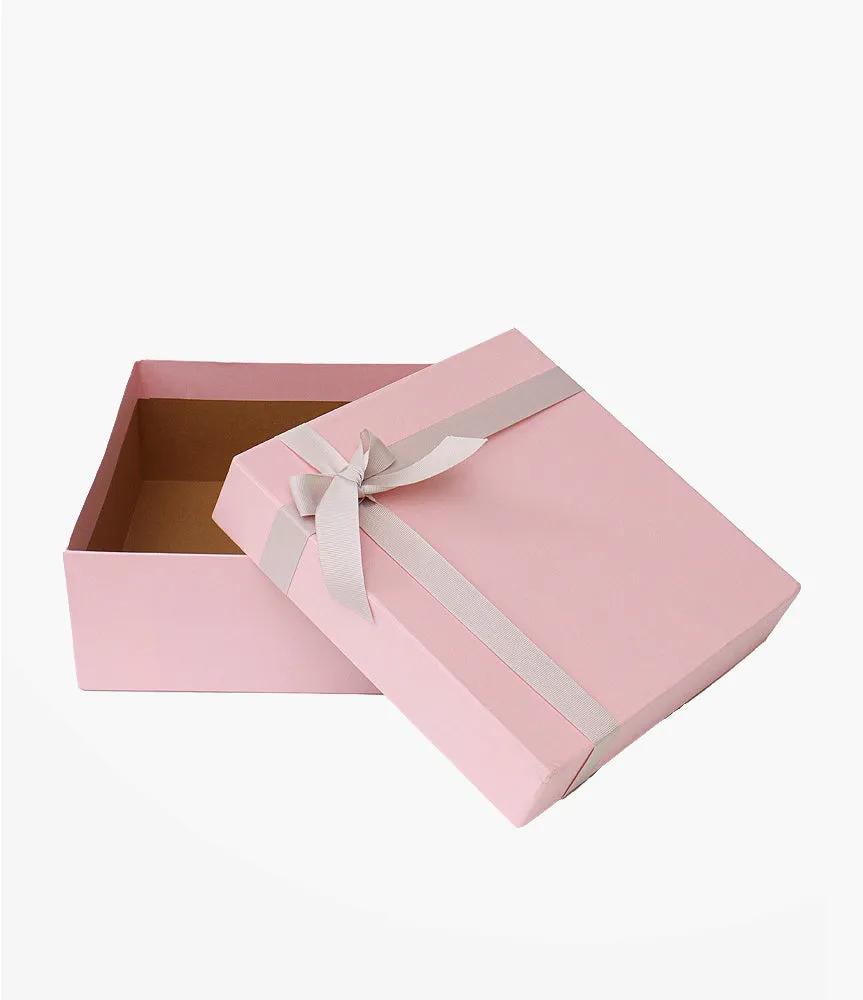 Baby Gift Box with Ribbon - Pink