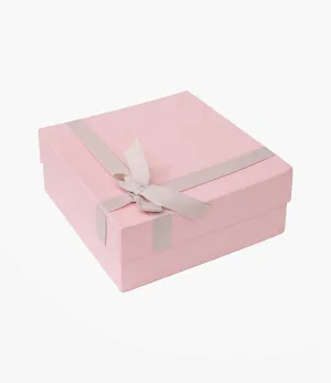 Baby Gift Box with Ribbon - Pink