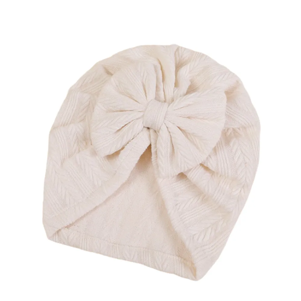 Baby Myla Bow Turban in Ivory