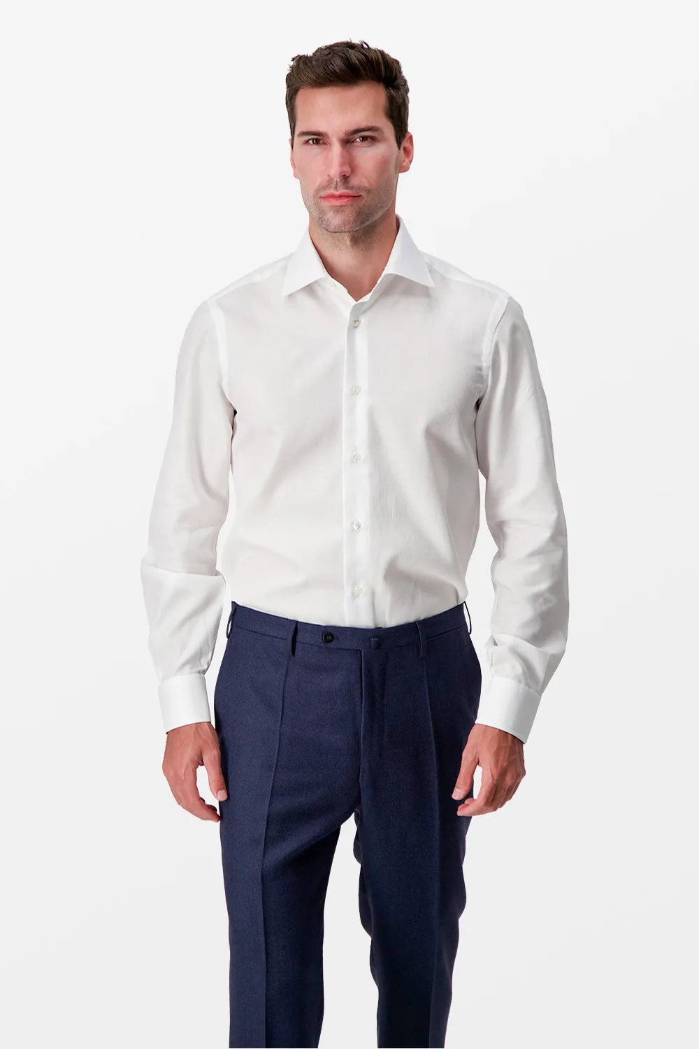 Barba Napoli White Journey Classic Shirt