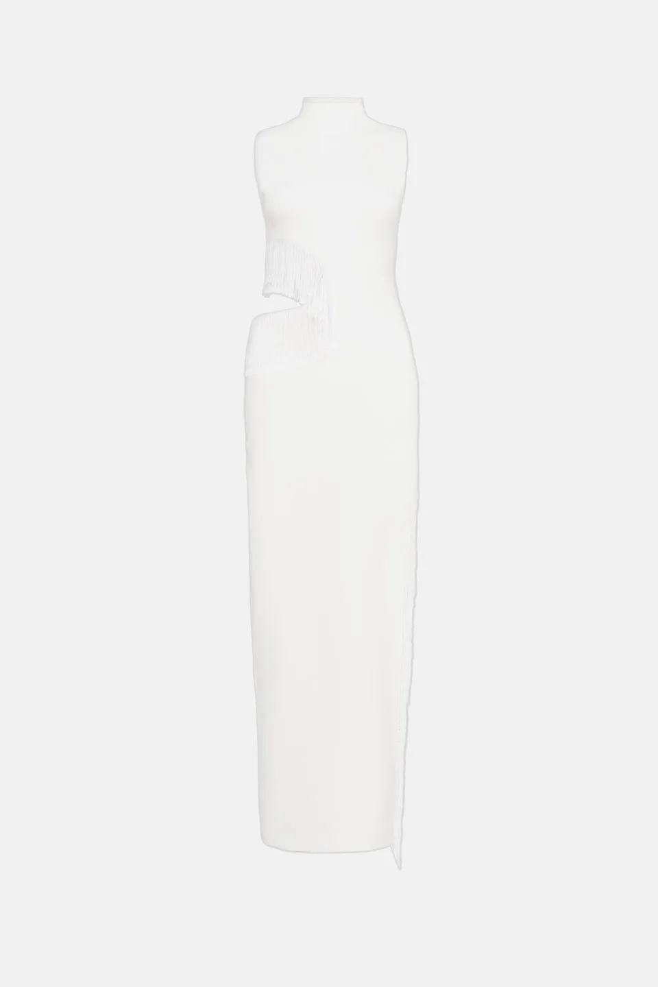 Beaded Nova Dress - White