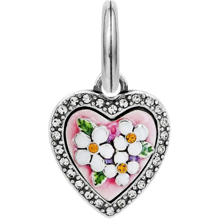 Blooming Heart Charm Bracelet