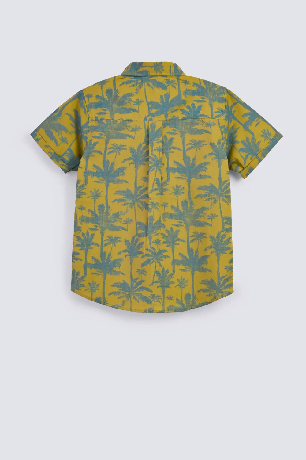 BOYS SHORT SLEEVE PRINTED SHIRT