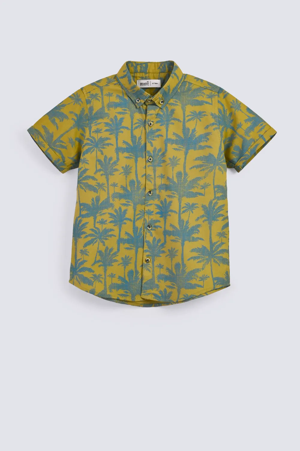 BOYS SHORT SLEEVE PRINTED SHIRT