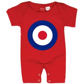 Bullseye Baby Romper - Mod Target