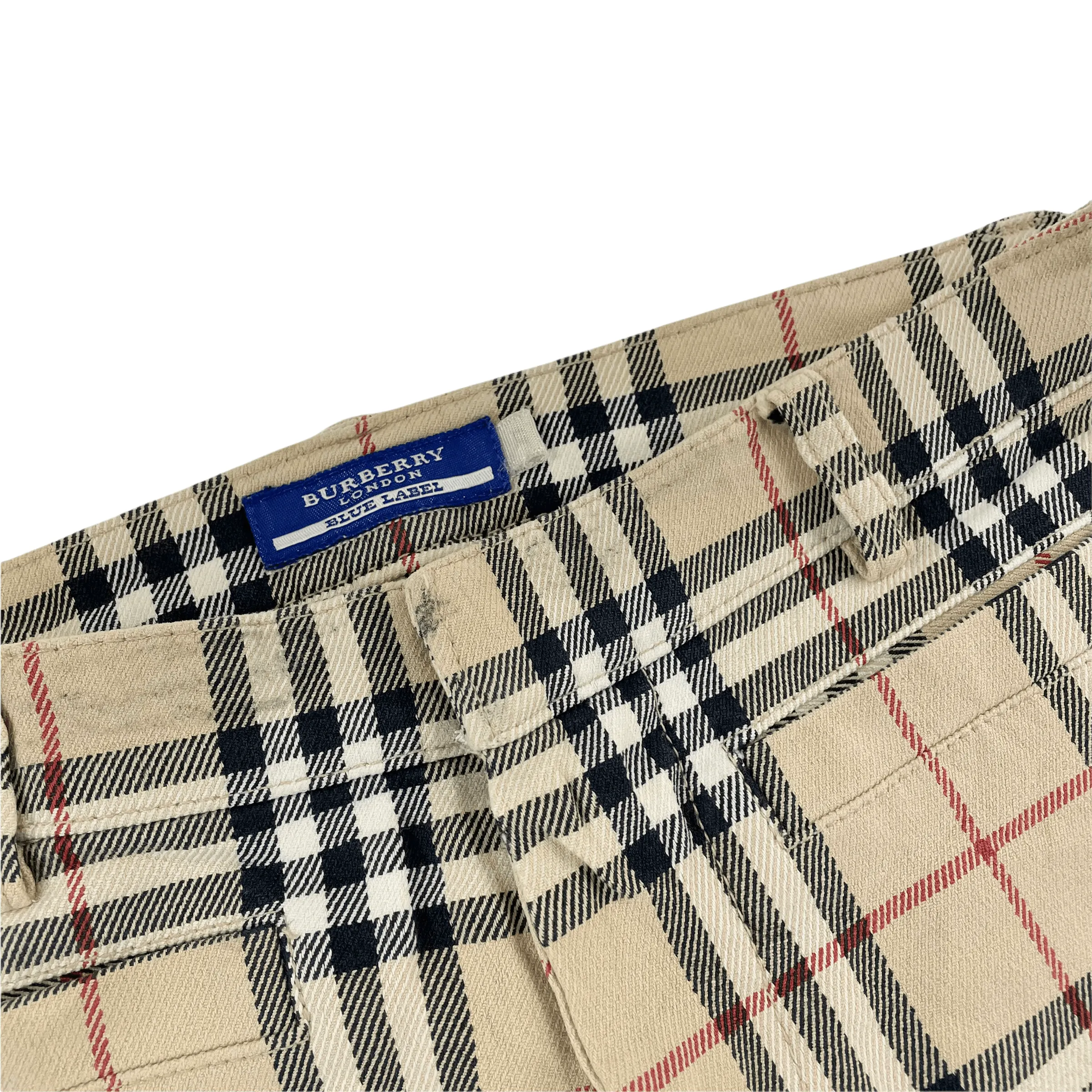 Burberry nova check long shorts W27