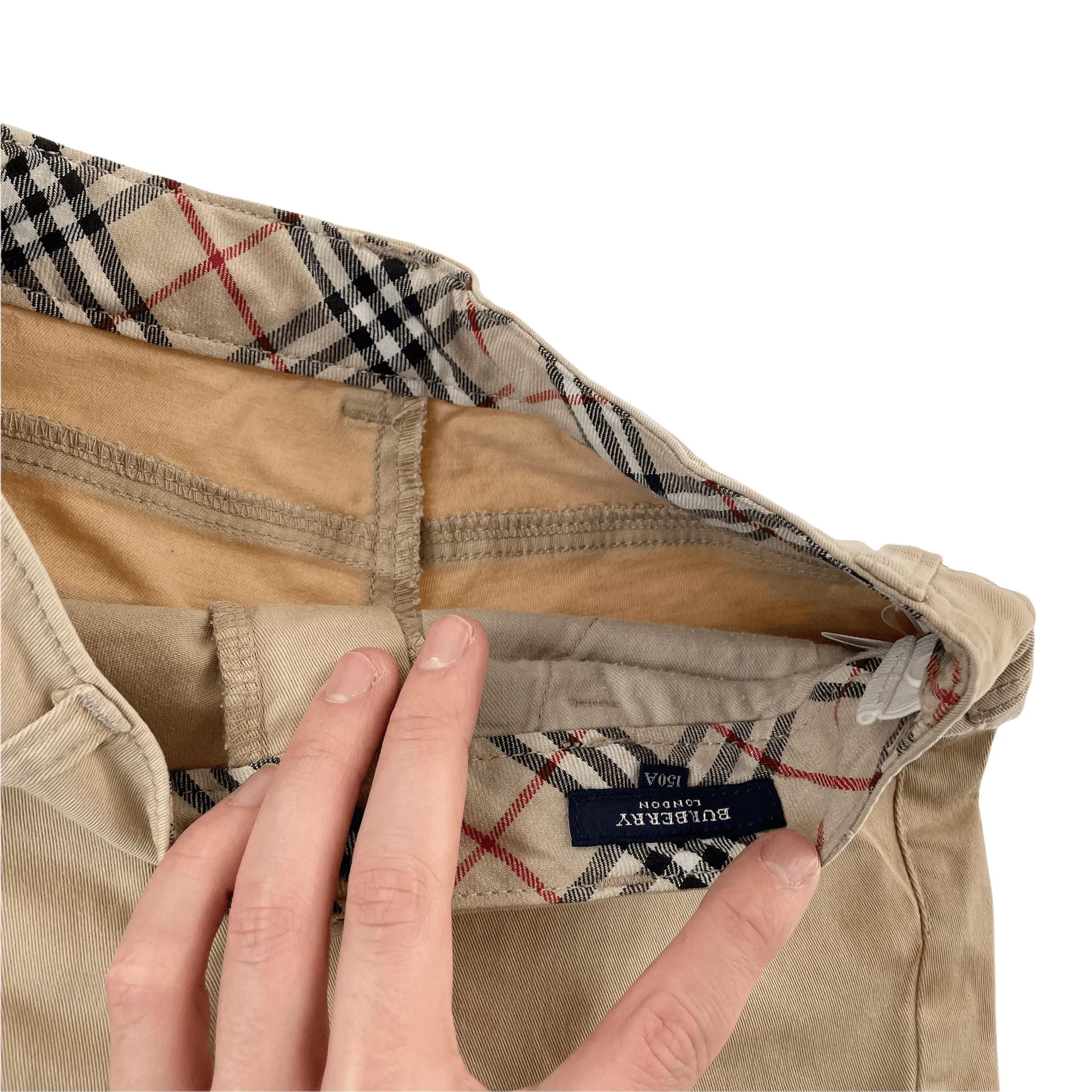 Burberry nova check shorts W26