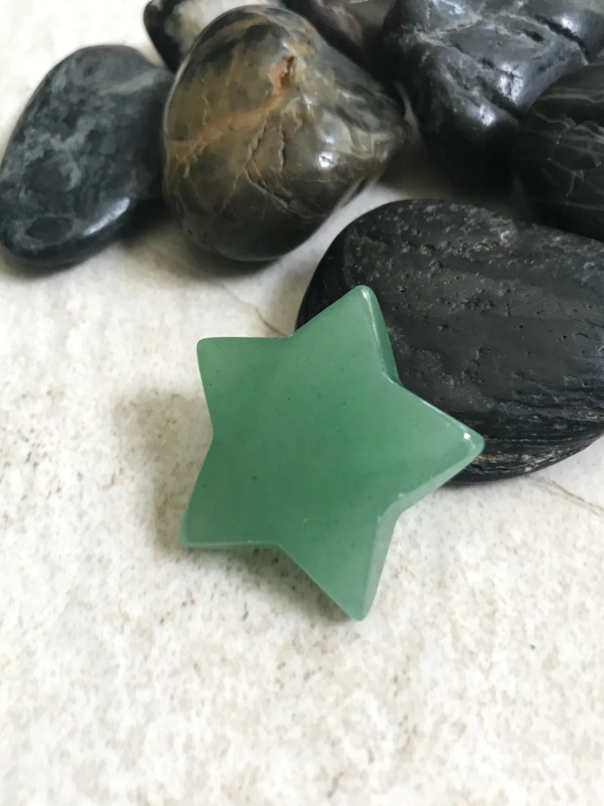 Carved Stone Star