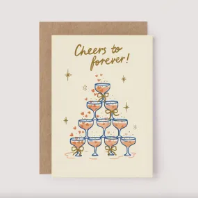 Cheers To Forever Card