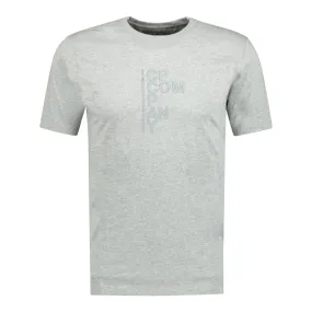 CP COMPANY Writing Logo Print T-Shirt Grey