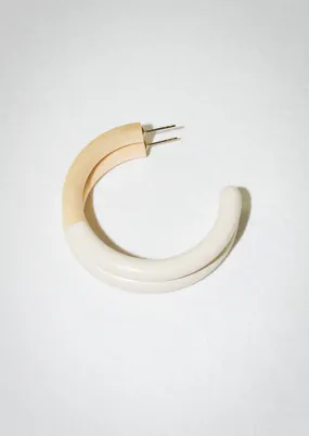 Creme Dip Hoop - Small