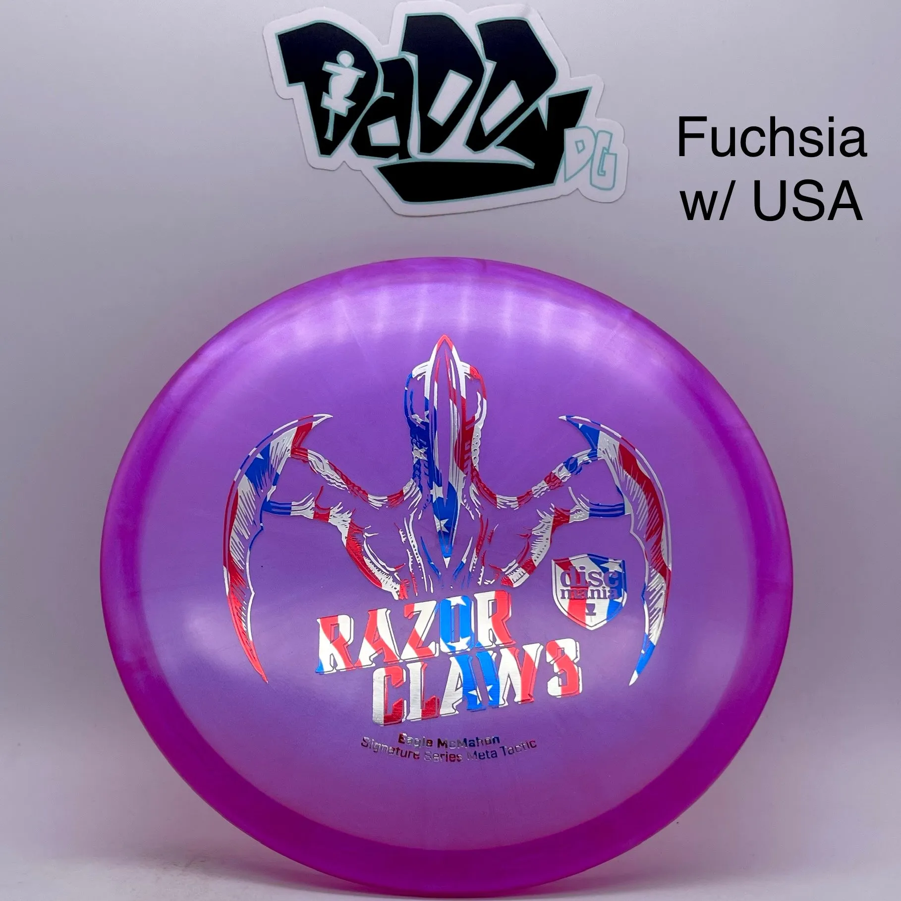 Discmania Razor Claw 3 Eagle McMahon Meta Tactic Putt & Approach