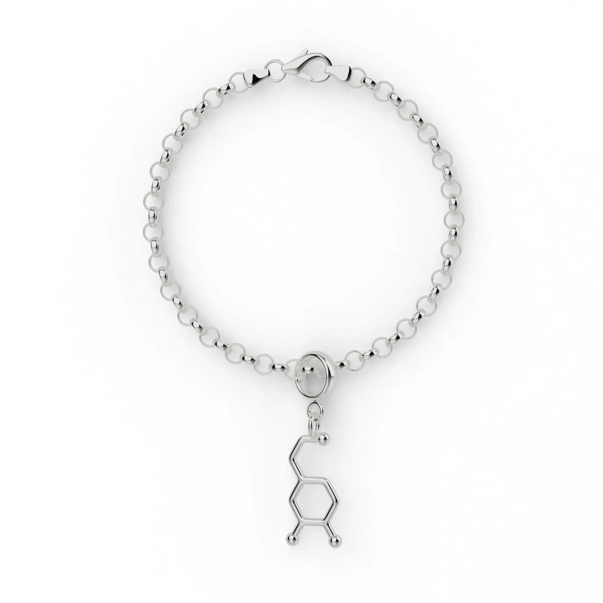 dopamine bracelet | silver