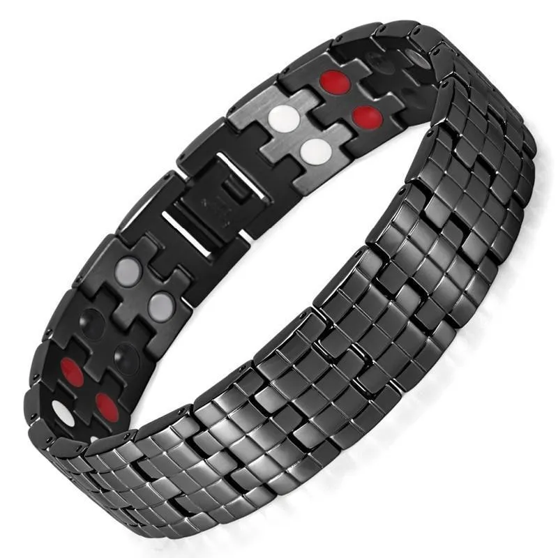 Double Row Stainless Steel Bracelet