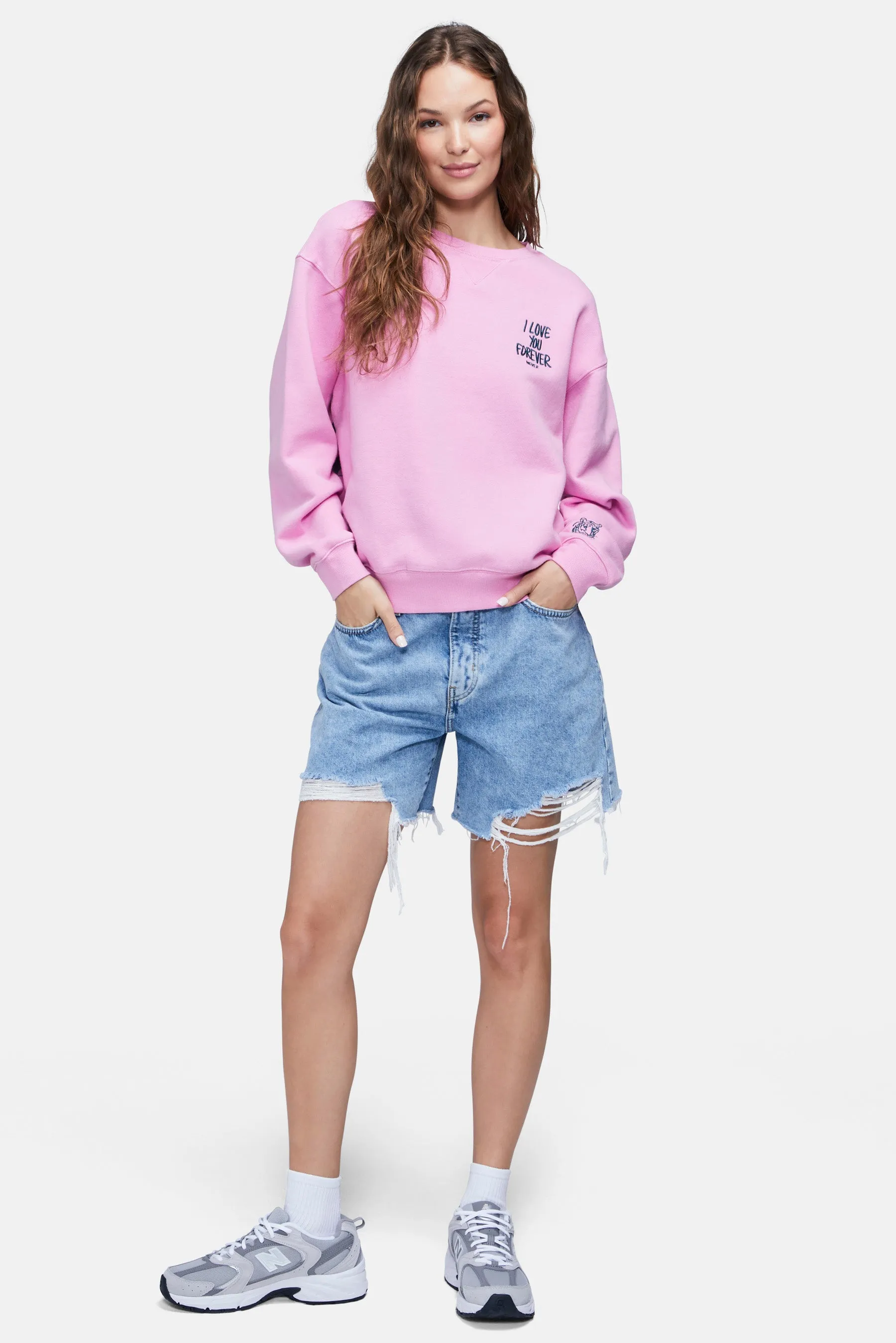 Double Tiger Cody Sweatshirt | Fuchsia Pink