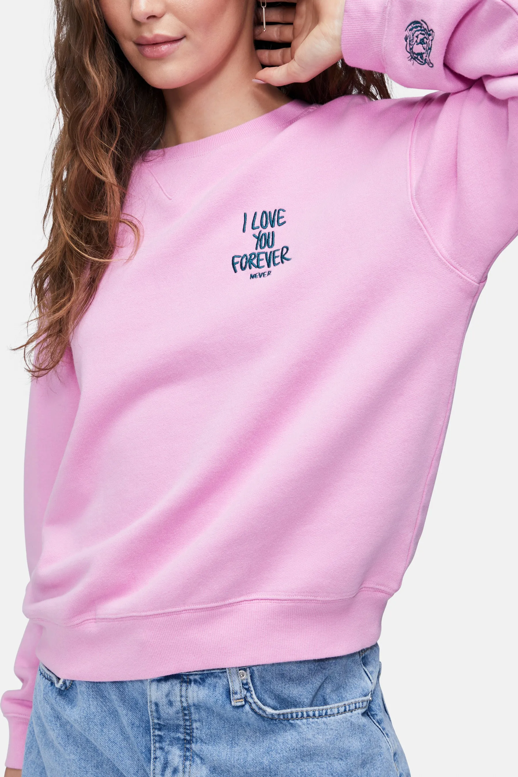 Double Tiger Cody Sweatshirt | Fuchsia Pink