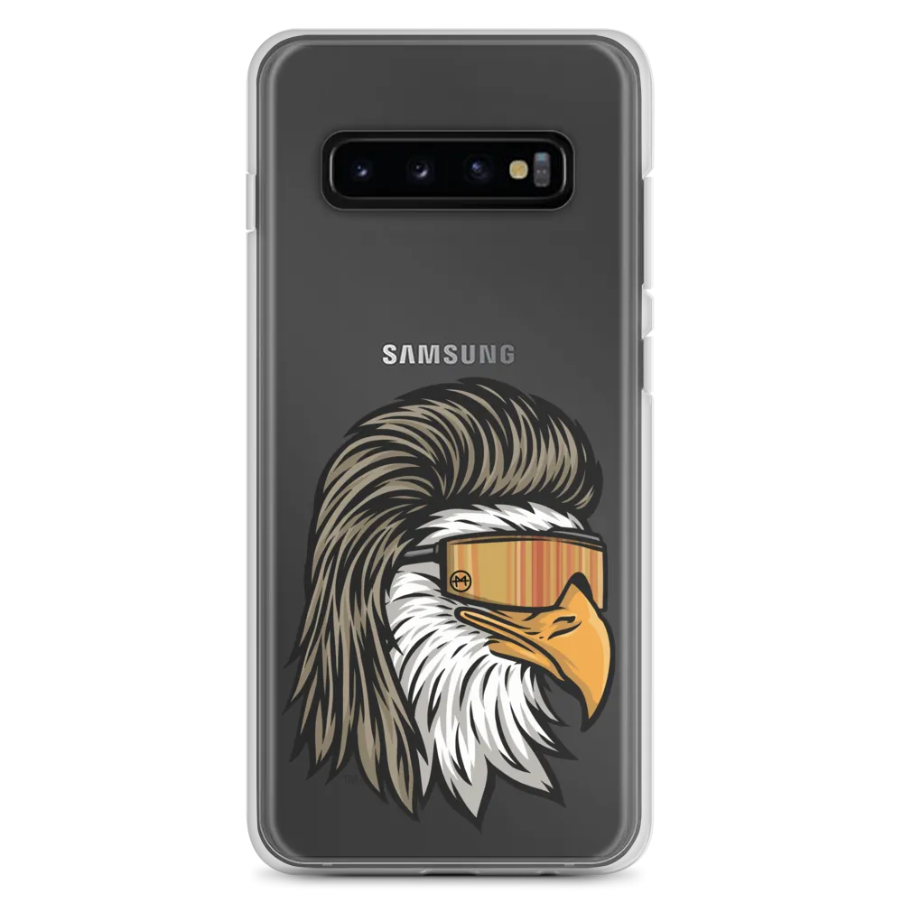 Eagle Mullet Samsung Case - Clear