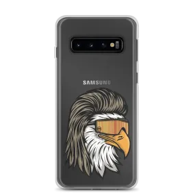 Eagle Mullet Samsung Case - Clear