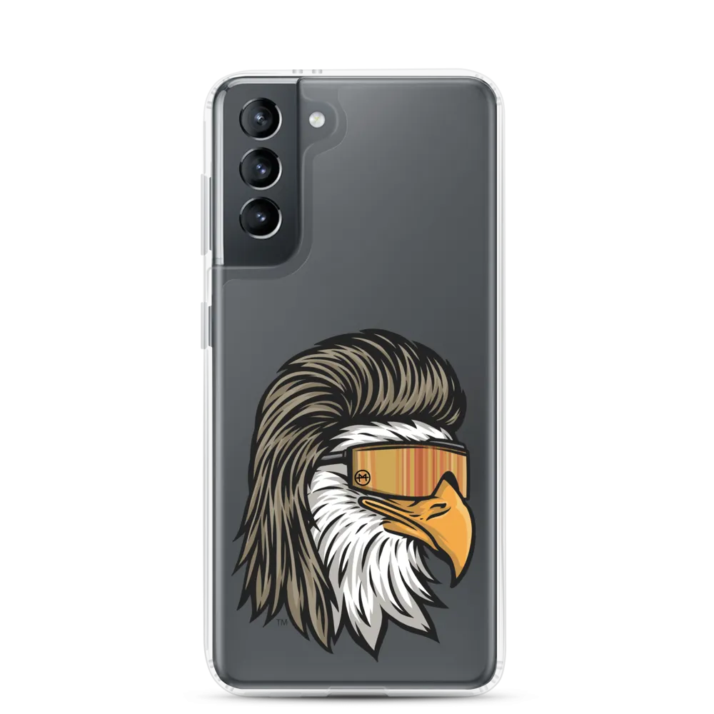 Eagle Mullet Samsung Case - Clear