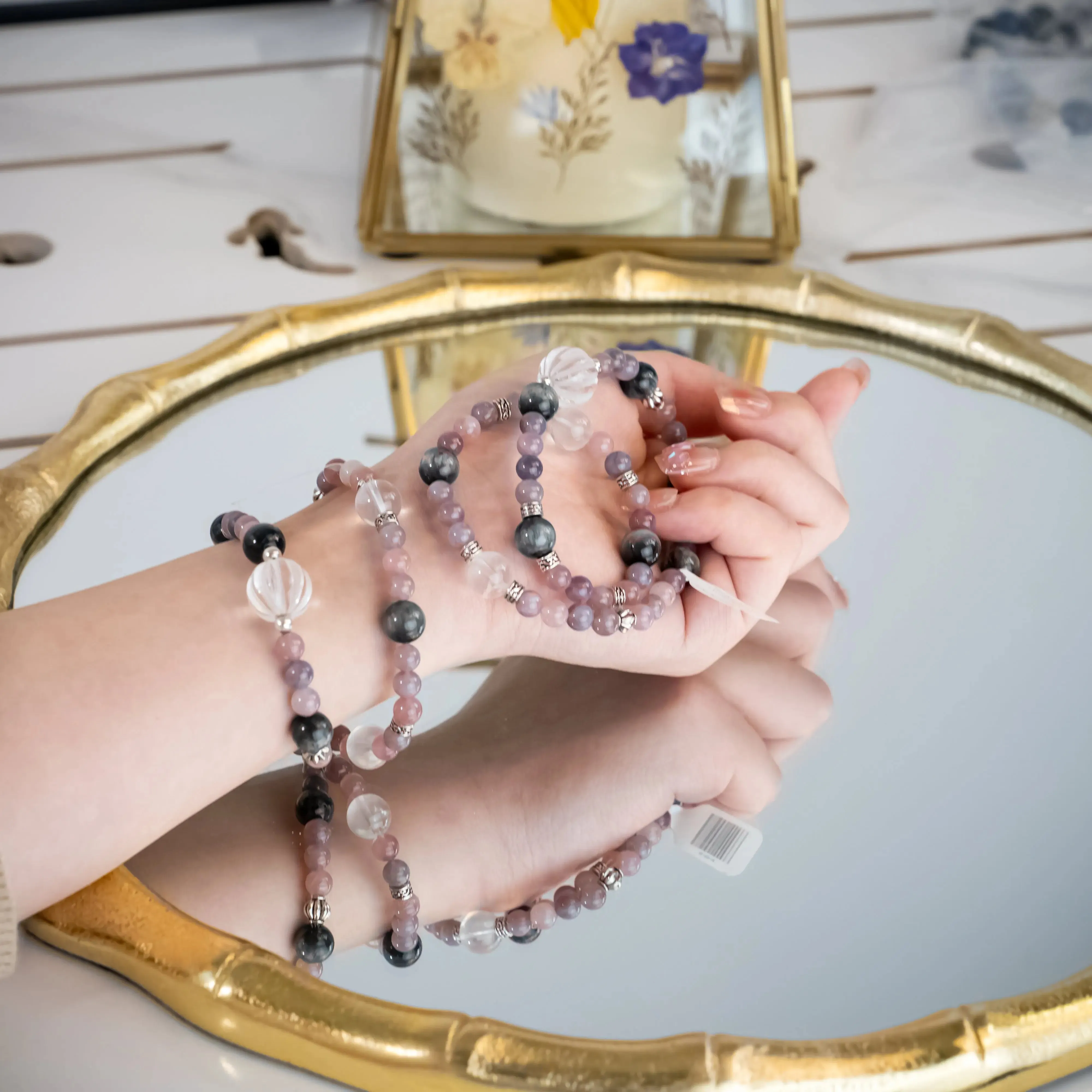 Eagle's Eye Rose Quartz Bracelet