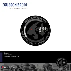 Ecusson Brodé Cordura BRI CREIL