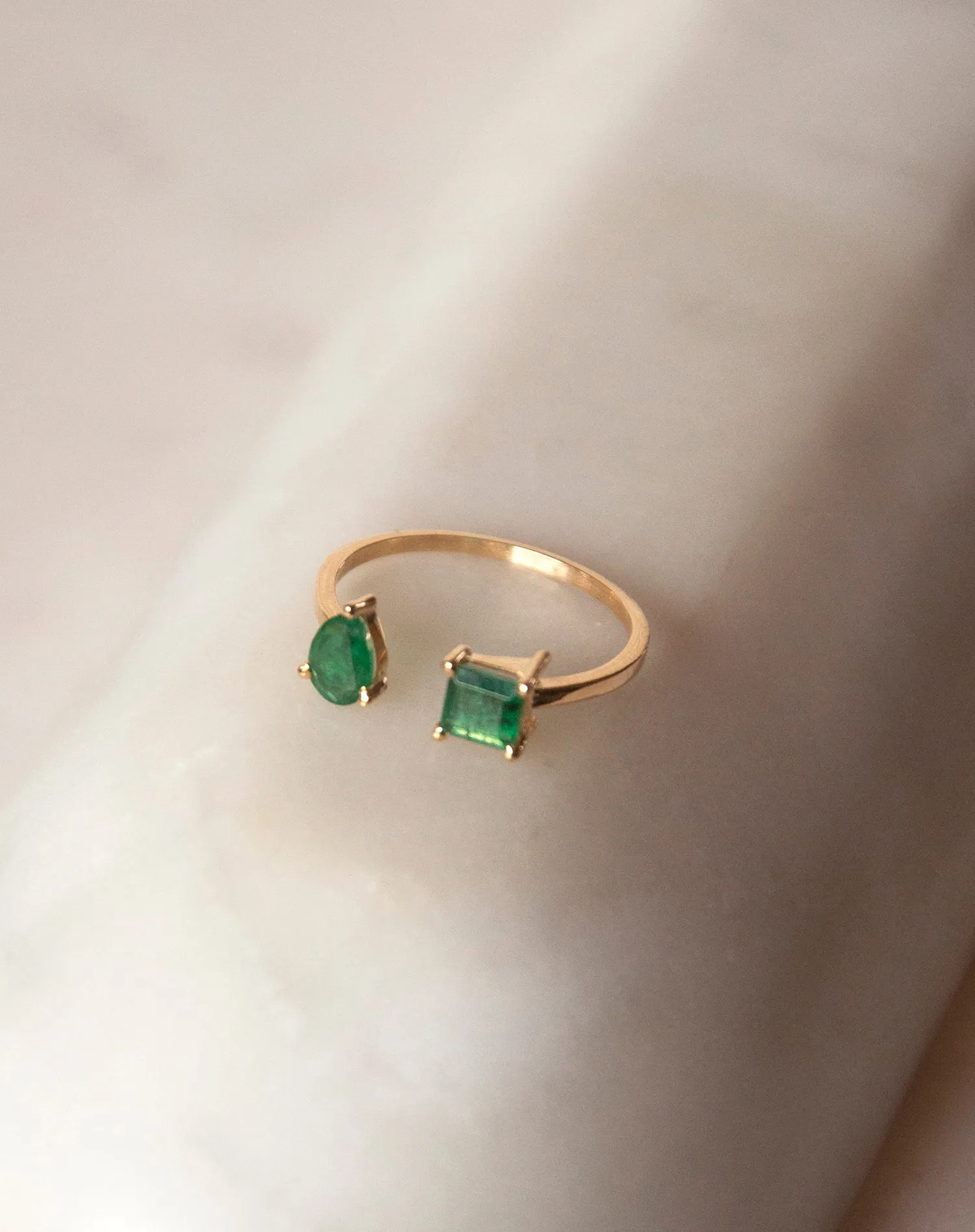 Emerald Gap Ring