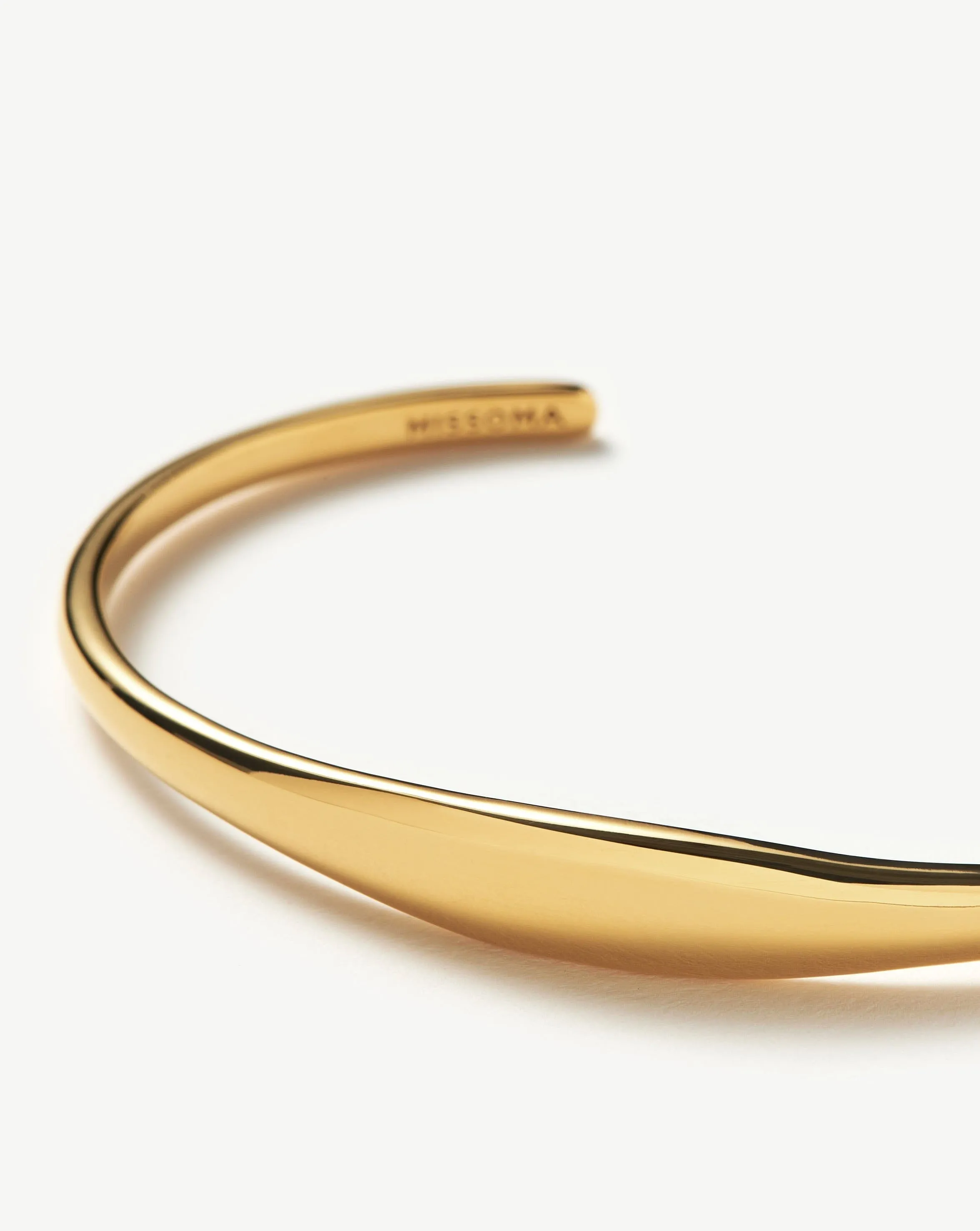 Engravable Cuff Bracelet | 18ct Gold Plated Vermeil