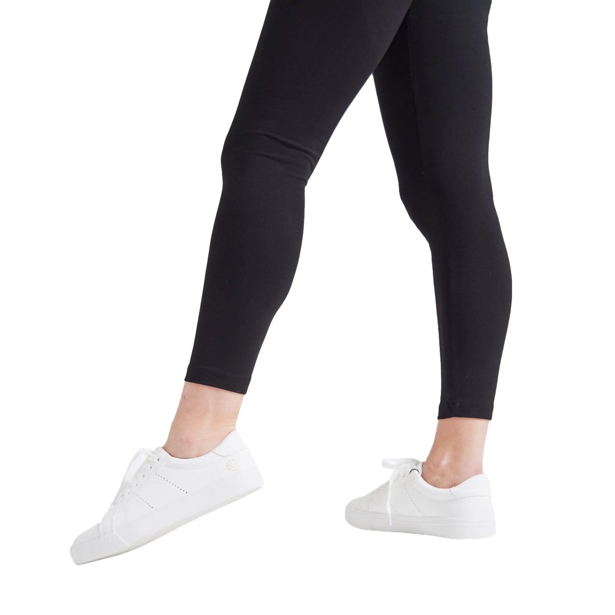 Fashion Tight Black Classic High Waist Ankle Length Leggings