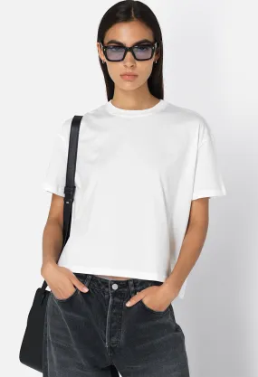 Finley Boxy Tee / White