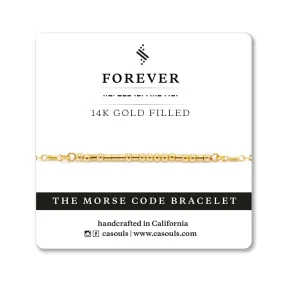 FOREVER - MORSE CODE BRACELET