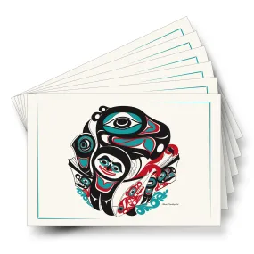 Going To The Potlatch - Formline Art Cards