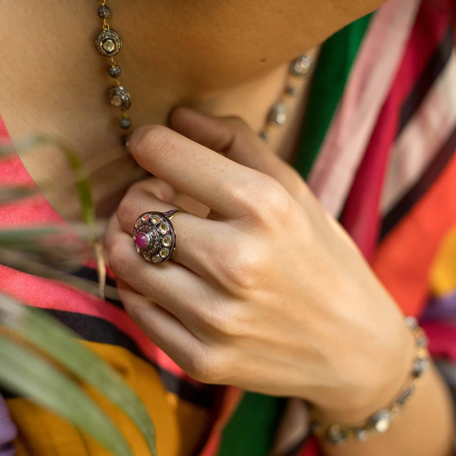 Jaipur Ruby Ring