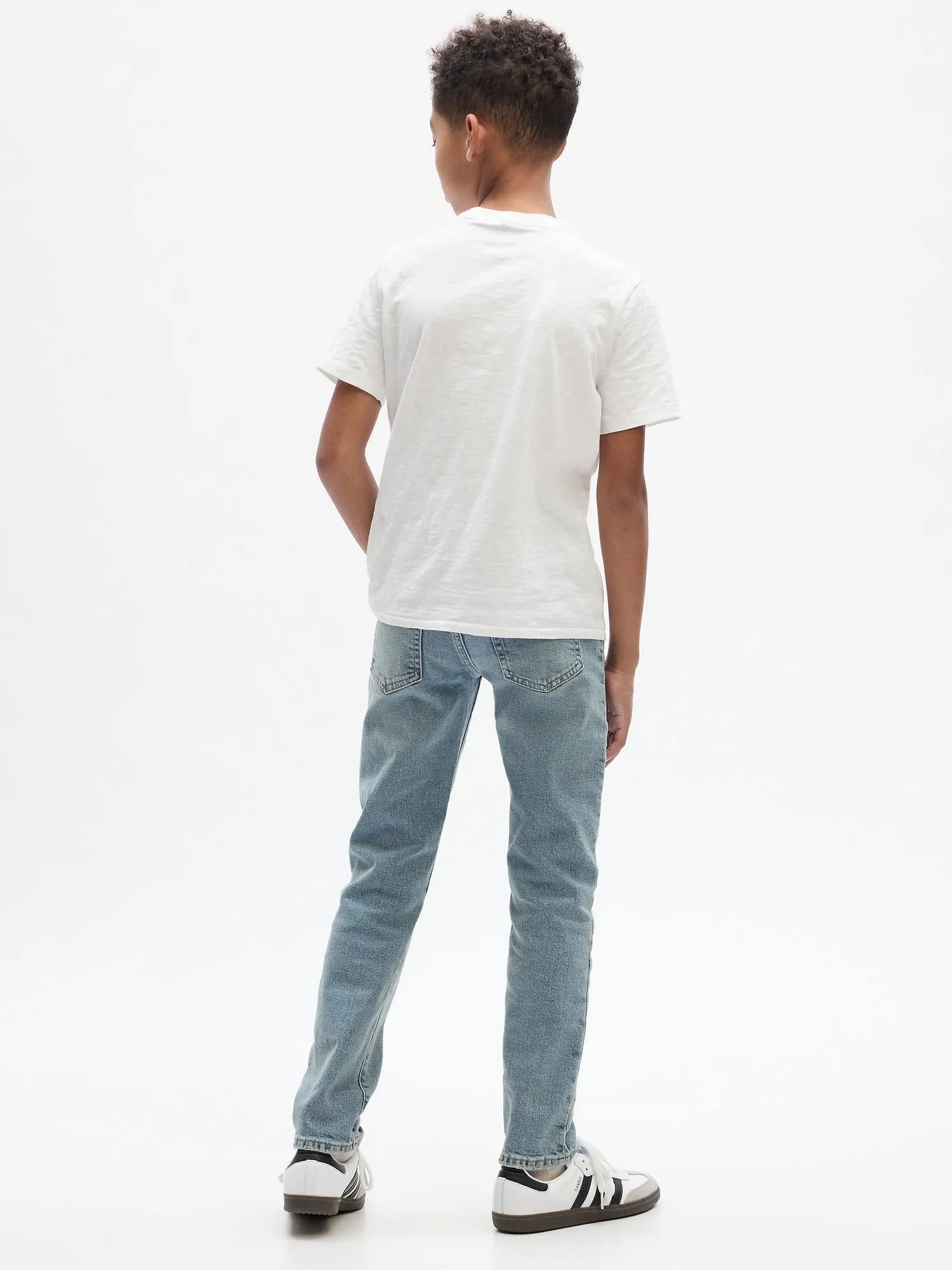 Kids Slim Jeans with Washwell