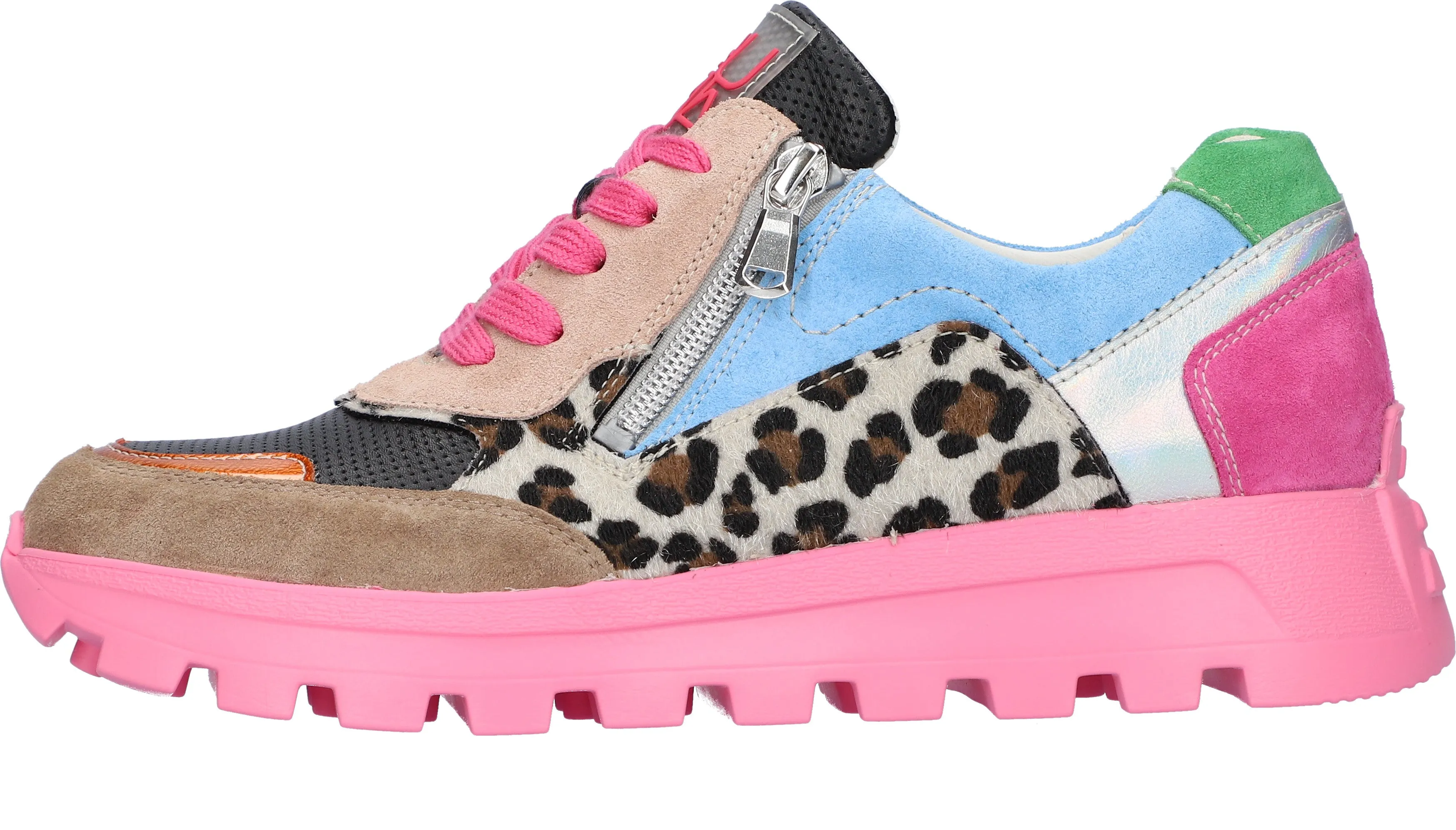 Ladies Waldlaufer Trainers Pink Multi H Fit Ajala 993004 900 087