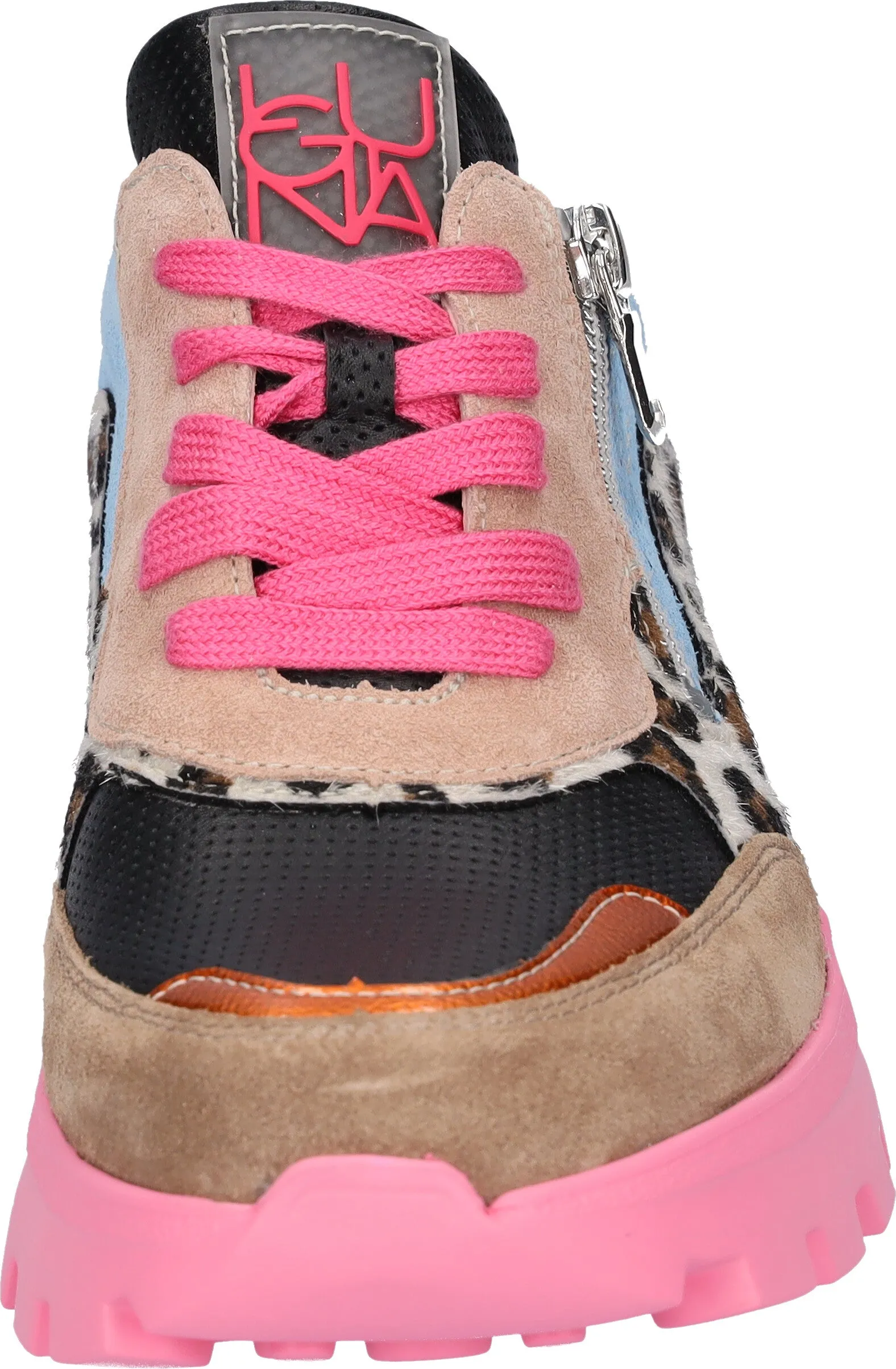 Ladies Waldlaufer Trainers Pink Multi H Fit Ajala 993004 900 087