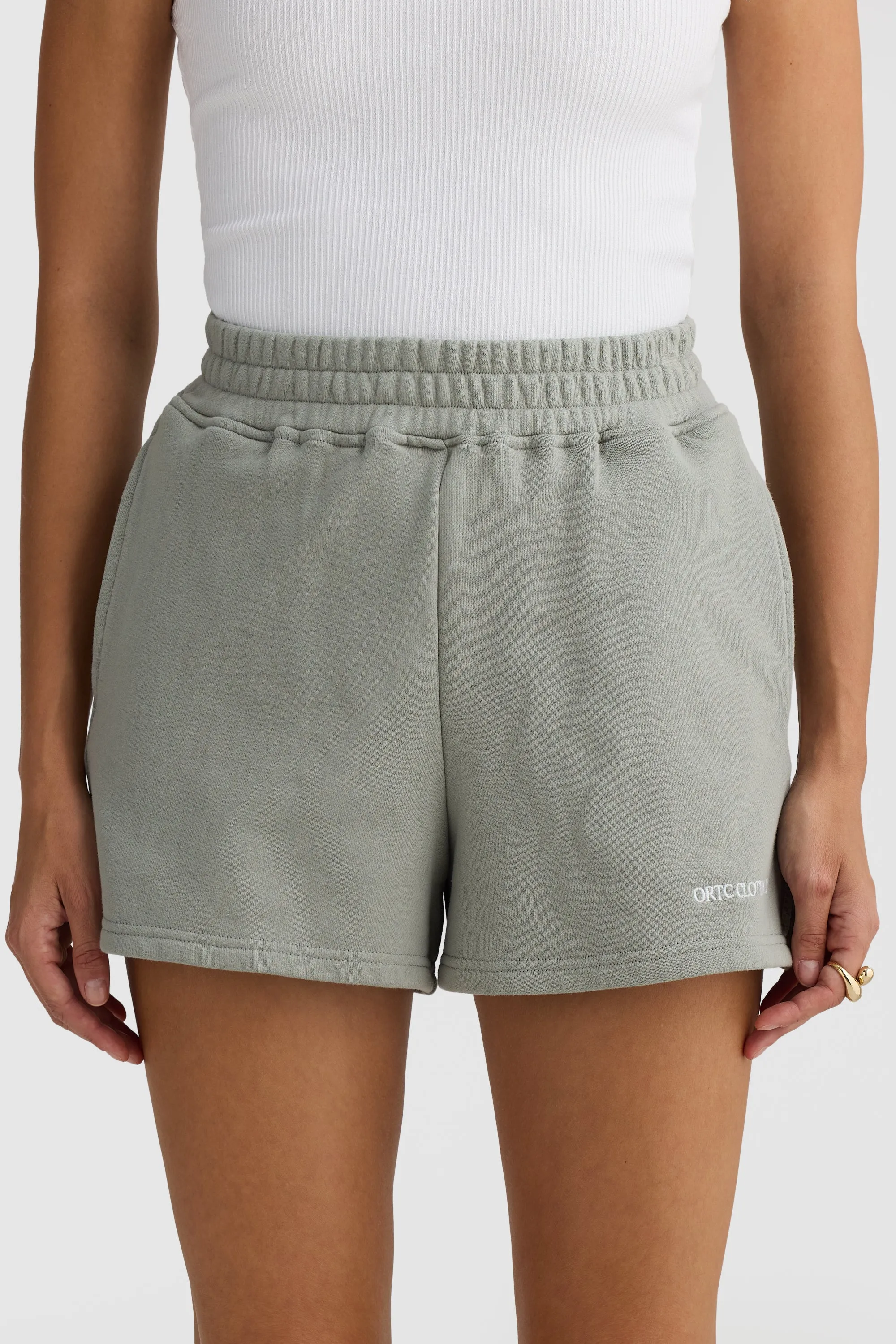 Lena Lounge Shorts Dusty Olive