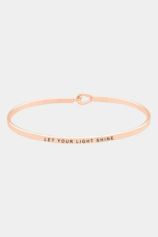 Let Your Light Shine Bracelet-Rose Gold