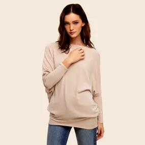 Long Sleeve Cocoon Top