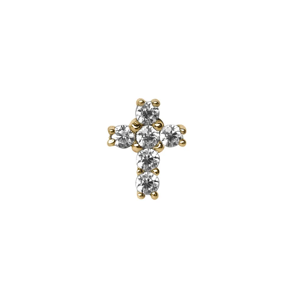 Lucia Threadless End (14K Gold)